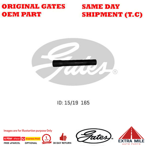 Gates Molded Heater Hose For Ford Fairlane ZL 4.1L Efi 250ci Sedan Petrol