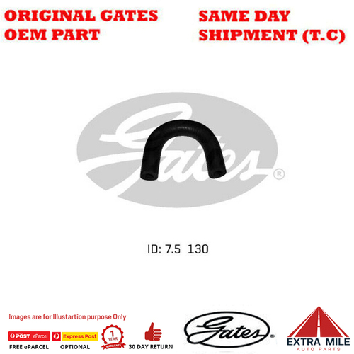 Gates Molded Heater Hose For Ford Meteor GB,GA 1.5L,1.6L E5,B6 Petrol