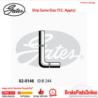 Molded Heater Hose 02-0146 for HONDA Legend MK II