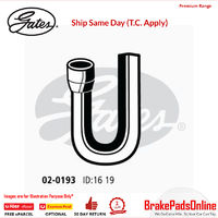 Molded Heater Hose 02-0193 for MAZDA 929 MK V MK VI