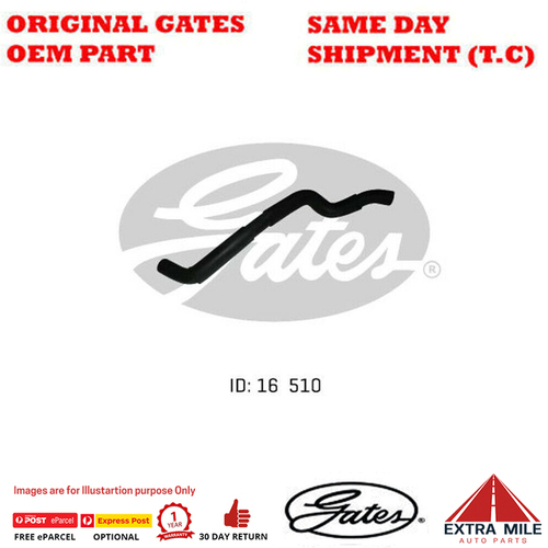 Molded Heater Hose 02-0251 for DAIHATSU Charade MK III
