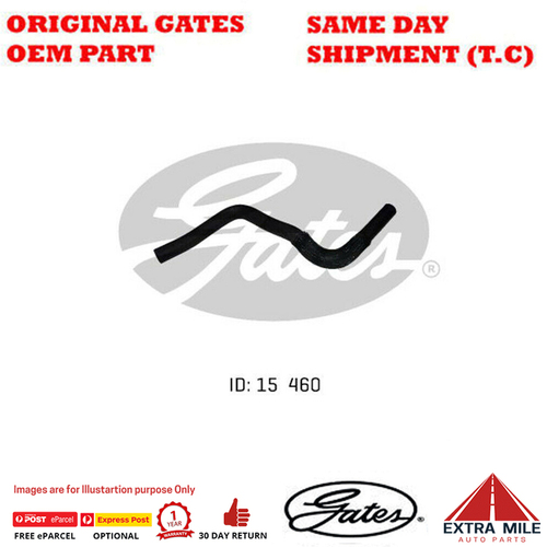 Gates Molded Heater Hose 02-0289 for FORD Maverick DA  4.2L Petrol 6Cyl 4WD