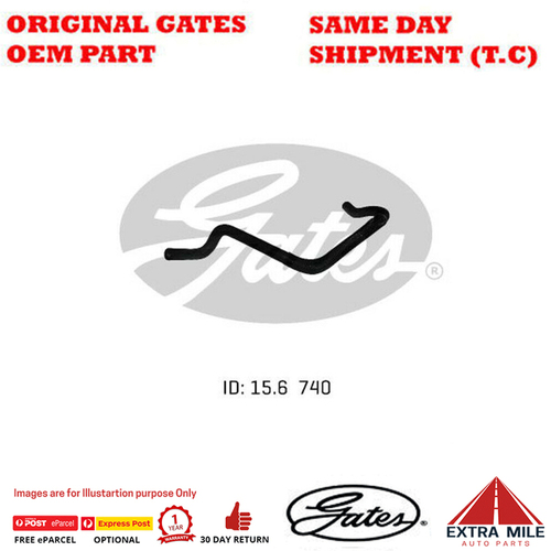 Molded Heater Hose 02-0538 for HOLDEN Nova LE LF