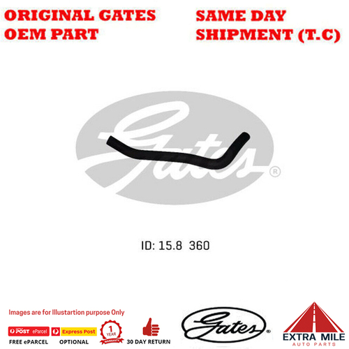 Molded Heater Hose 02-0788 for TOYOTA Corolla AE82