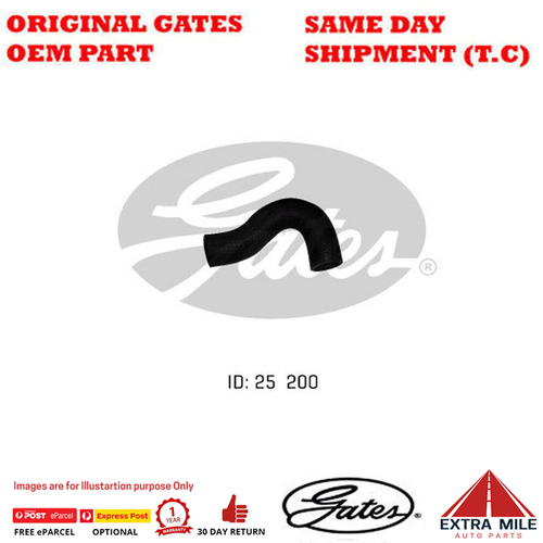 Gates Molded Heater Hose For CHRYSLER Valiant Charger CL/VH/VJ/VK