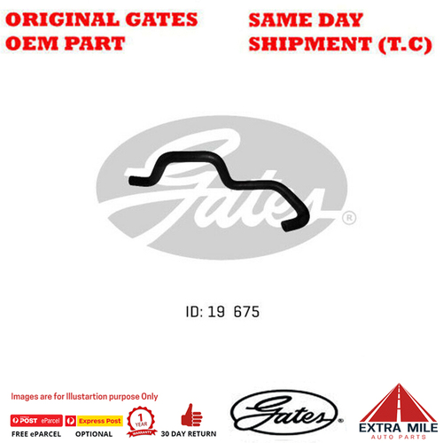 Gates Molded Heater Hose  For HOLDEN Jackaroo UBS UBS13 2.0L G2007