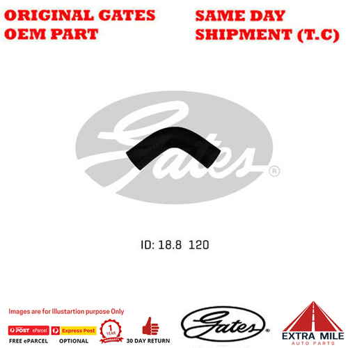 Gates Molded Heater Hose For HOLDEN Rodeo TF TFS25 3.2L 6VD1 - 02-1061