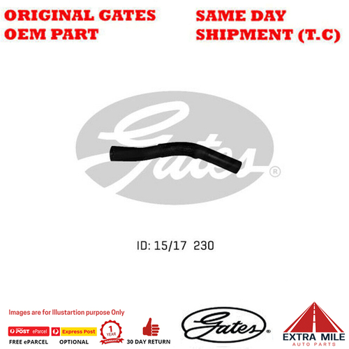 Molded Heater Hose 02-1062 for HOLDEN Jackaroo UBS