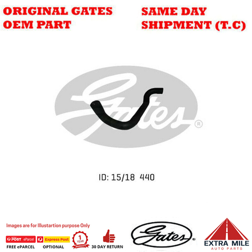 Gates Molded Heater Hose For TOYOTA Hilux LN147, LN152,LN167,LN172 3.0L- 02-1178