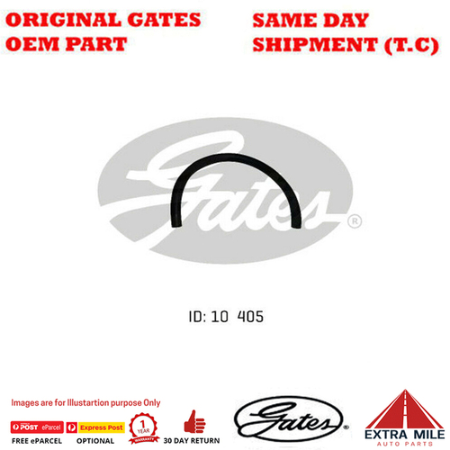 Gates Molded Heater Hose For Ford Fairlane NL NF 4.0L 6ATR Sedan Petrol- 02-1206