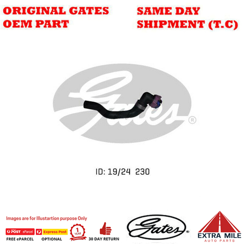 Molded Heater Hose 02-1234 for HOLDEN Astra AH