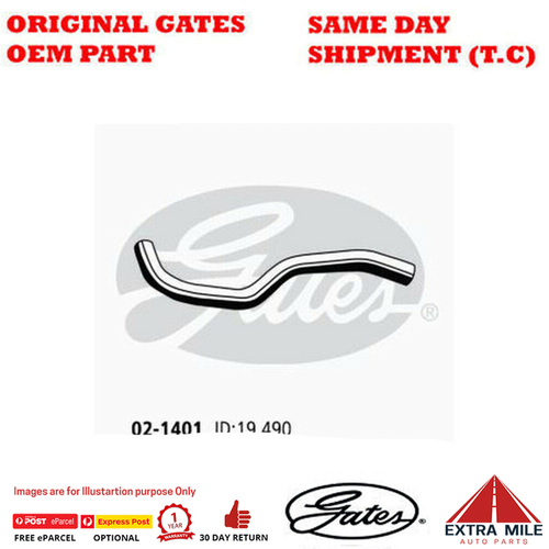 Gates Molded Heater Hose 02-1401 for NISSAN Tiida C11 1.8L Petrol 4Cyl FWD