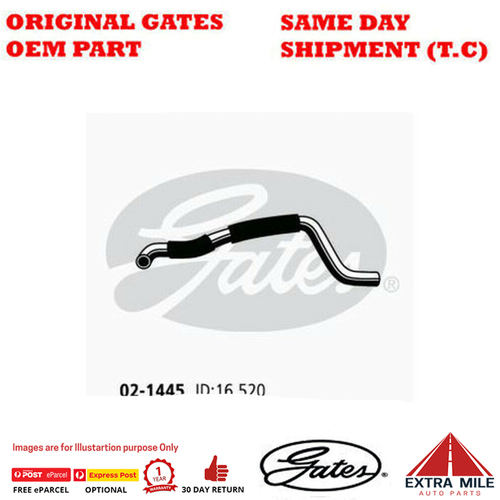Molded Heater Hose 02-1445 for TOYOTA Corolla AE102 AE111 1.6L Petrol 4Cyl FWD