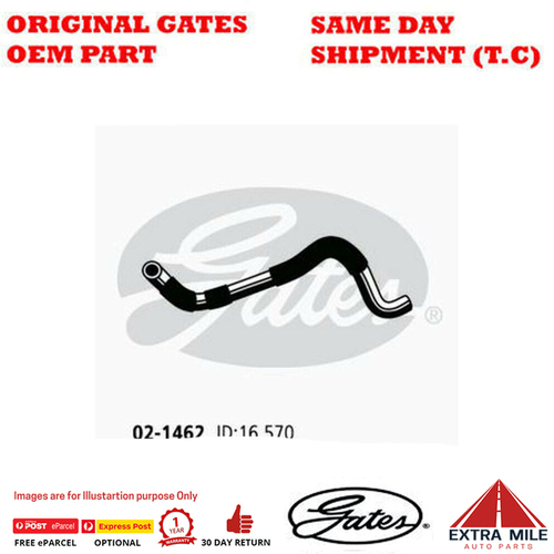 Gates Molded Heater Hose 02-1462 for TOYOTA RAV 4J MK II 2.0L Petrol 4Cyl 4WD