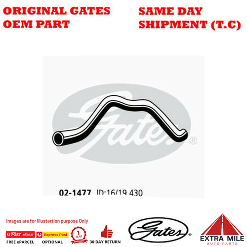 Gates Molded Heater Hose for HONDA CR-V MK II 2.4L iVtec Petrol 4Cyl 4WD