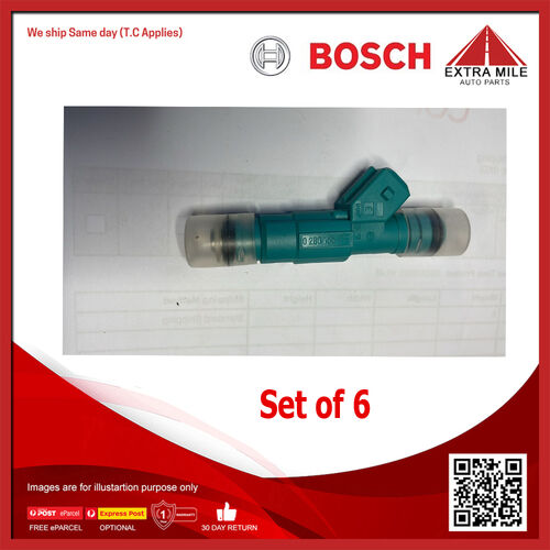 Bosch Fuel Injector For Holden V6 3.8L - 0 280 155 777 - Set of 6