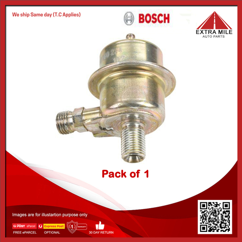 Bosch Fuel Pressure Regulator For Holden Calais VK 3.3L GMH 202 (Black) Petrol