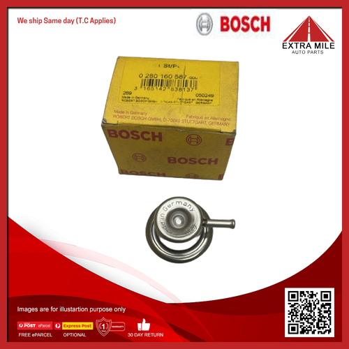 Bosch Fuel Pressure Regulator For Mercedes-Benz, Smart, Ssangyong -0280160587