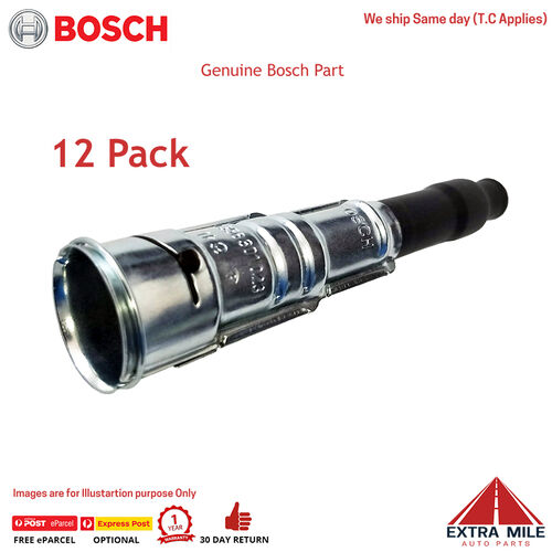 12 X Bosch Spark Plug Connectors for Mercedes-Benz 2.7L 6cyl S-Class 1972 - 1986