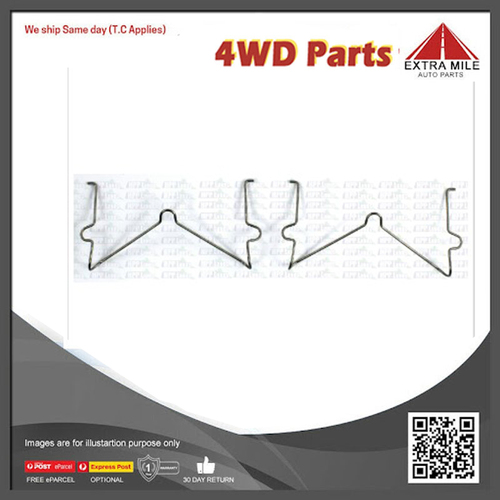 Disc Brake Pad Fitting Front Kit For Toyota Hilux GGN25-1GRFE V6 4.0L 03/05-09/15