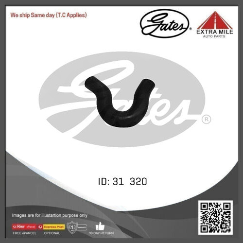 Gates Curved Radiator Hose For Ford Australia Fairmont XP RWD Wagon 2.3L Petrol Engine