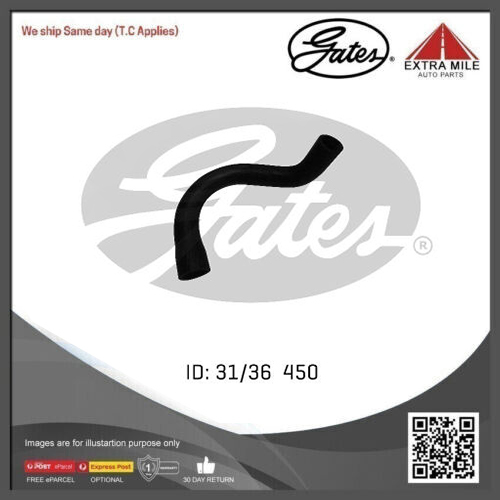 Gates Curved Radiator Hose For Ford Australia Fairmont XP RWD Wagon 2.3L Petrol Engine