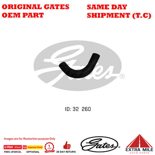 Gates Curved Radiator Hose For BEDFORD CF B28 2.8L, B33 3.3L - 05-0031