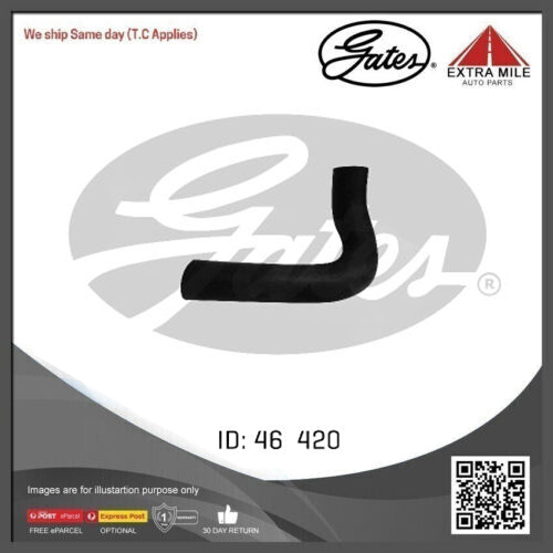 Gates Curved Radiator Hose For Ford Australia Falcon XT RWD Wagon 4.7L Petrol Engine