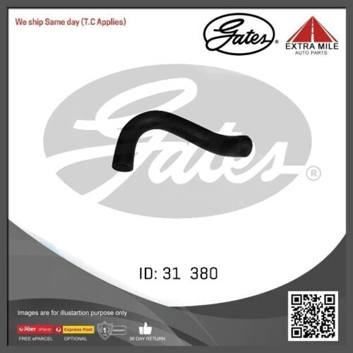 Gates Curved Radiator Hose (Hose Length 375mm) - 05-0127