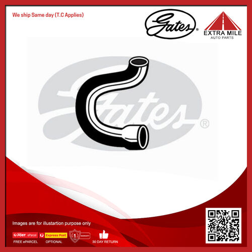 Gates Radiator Hose For Ford Escort MK1, MK2 1.6L Petrol BDA 4D/2D Sedan