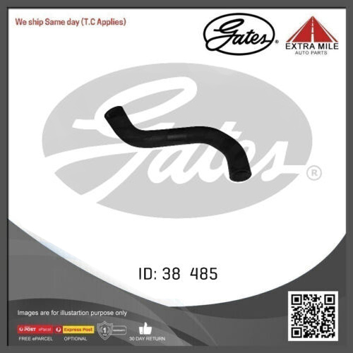 Gates Curved Radiator Hose For Holden Torana RWD Sedan 3.3L Petrol Engine