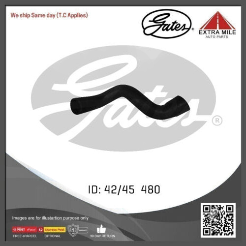 Gates Curved Radiator Hose For Ford Australia Falcon XF RWD Sedan 3.3L Petrol Engine