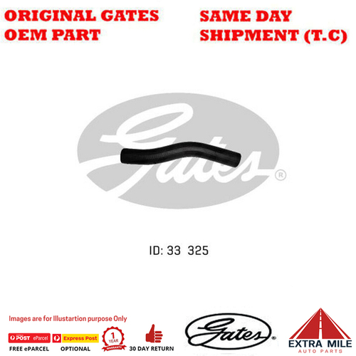 Gates Radiator Hose For Chrysler Lancer LB, LC 1.6L Petrol 4G32, G32B