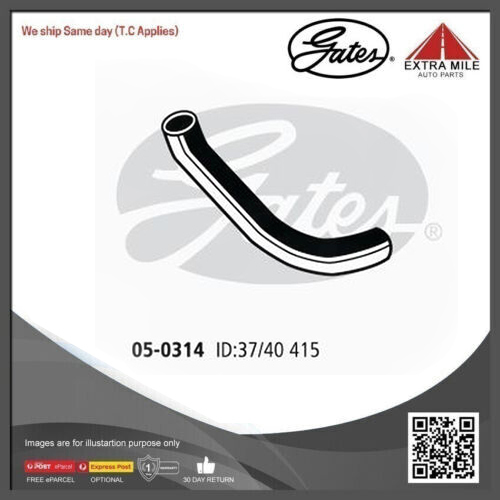 Gates Curved Radiator Hose (Hose Length 415mm) - 05-0314