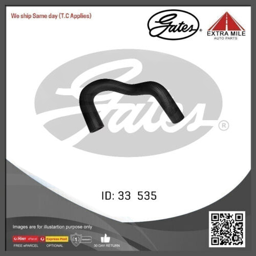 Gates Curved Radiator Hose For Nissan DATSUN 280C RWD Sedan 2.8L Petrol Engine