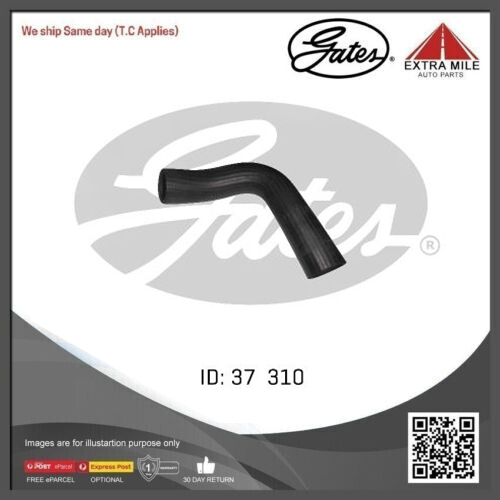 Gates Curved Radiator Hose For Mazda 626 RWD Sedan 2.0L Petrol Engine