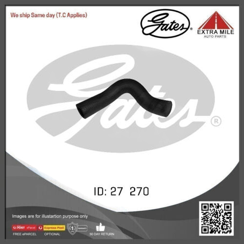 Gates Curved Radiator Hose (Hose Length 270mm) - 05-0343