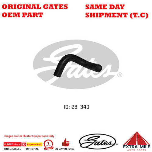 Gates Radiator Hose Upper Lower For Subaru Leone AB 1.6L 1600 EA71 - 05-0421