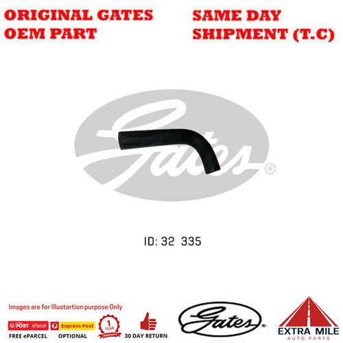 Curved Radiator Hose 05-0432 for TOYOTA Corolla KE70 Fitting Position : Upper