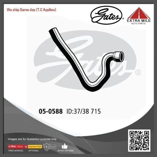 Gates Curved Radiator Hose For Holden Commodore RWD Sedan 3.0L Petrol Engine