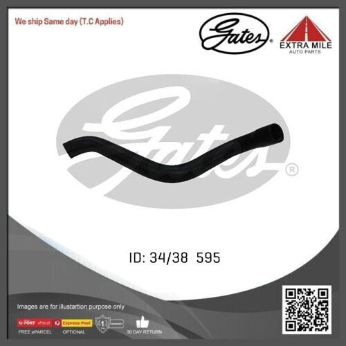 Gates Curved Radiator Hose For Holden Astra FWD Hatchback 1.6L Petrol Engine