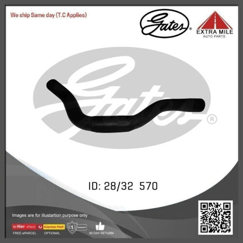 Gates Curved Radiator Hose For Mitsubishi Lancer FWD Coupe 1.5L Petrol Engine