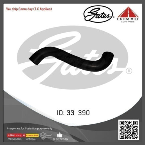 Gates Curved Radiator Hose For Toyota Apollo JP FWD Sedan 3.0L Petrol Engine