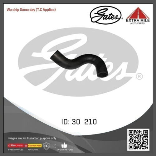 Gates Curved Radiator Hose For Daihatsu Applause FWD Hatchback 1.6L Petrol Engine