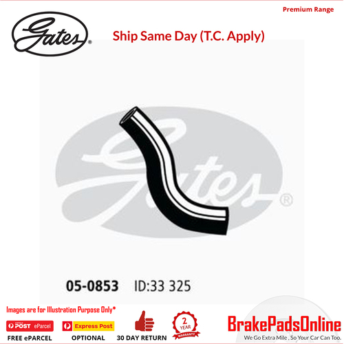 Gates Radiator Hose For Toyota - 05-0853