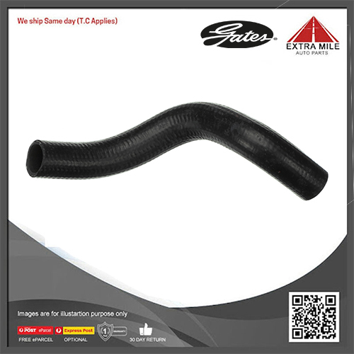 Gates Curved Radiator Hose For MAZDA 323 (BG6S) 1.6L/1.8L B6 BG Sedan Petrol