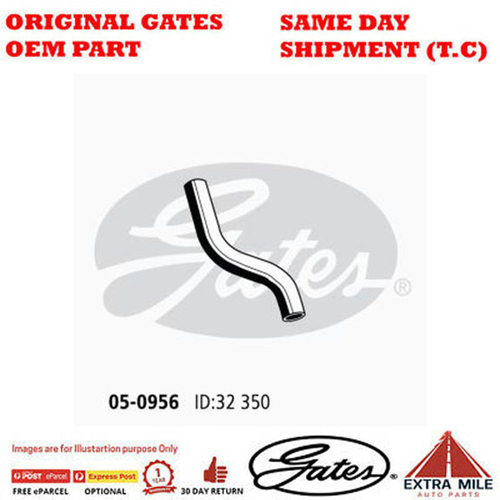 Curved Radiator Hose 05-0956 for FORD Australia Capri SE 