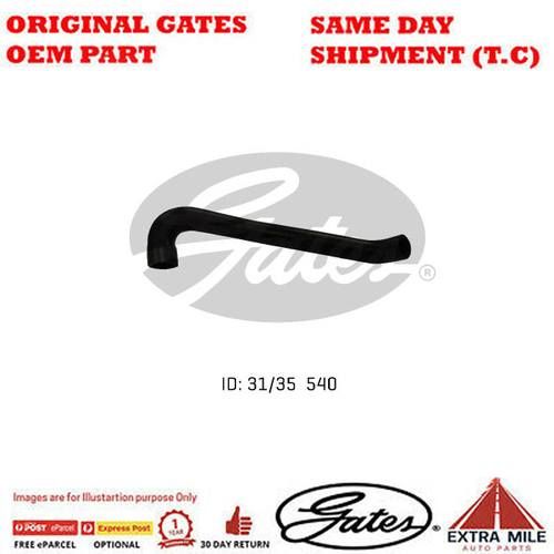 Gates Radiator Hose For TOYOTA HILUX Diesel 2.4L RWD Ute