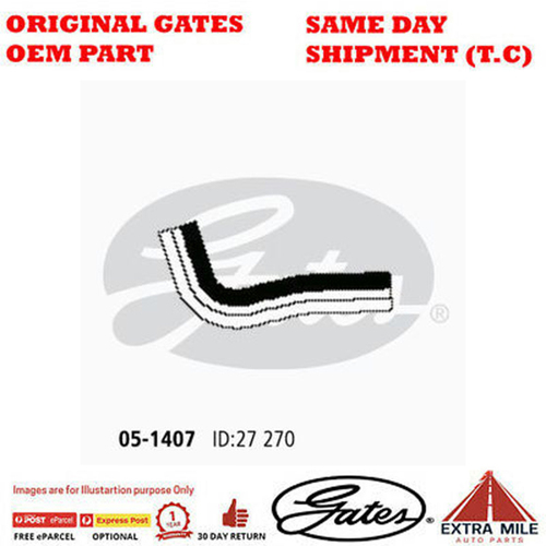 Curved Radiator Hose 05-1407 for HONDA Civic MK V