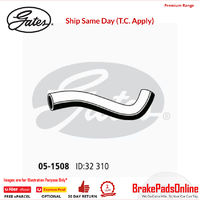Curved Radiator Hose 05-1508 for TOYOTA Hilux RZN147R Fitting Position : Upper